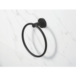 Bristan  Round Towel Ring Black