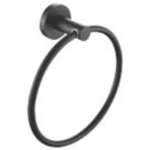 Bristan  Round Towel Ring Black