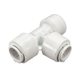 FloPlast FloFit+ Plastic Push-Fit Equal Tee 22mm
