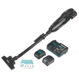 Makita CL002GD206 40V 2 x 2.5Ah Li-Ion XGT Brushless Cordless  4-Speed Vacuum Cleaner