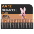 Duracell Plus AA 1.5V Alkaline Batteries 12 Pack