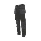 DEWALT Harrison Work Trousers Black/Grey 34" W 29" L