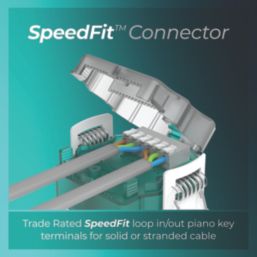 Luceco FType Essence Fixed  Fire Rated LED Downlights White 5W 550lm 10 Pack