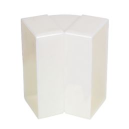 Manrose Rectangular 45° Vertical Bend White 100mm