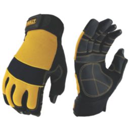 DEWALT Performance 3-Finger Framer Gloves Black / Yellow Large