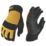 DEWALT Performance 3-Finger Framer Gloves Black / Yellow Large
