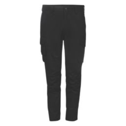 Apache Barkerville Cargo Work Trousers Black 30" W 31-33" L