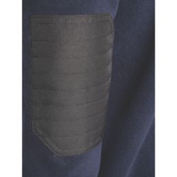 JCB Trade 1/4 Zip Tech Fleece Navy 3X Large 52-54" Chest