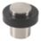 Smith & Locke Cylindrical Door Stop 50 x 43.5mm Satin Nickel
