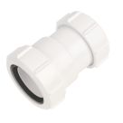 McAlpine ST28M  Straight Connector White 32mm x 40mm