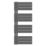 Flomasta Cantilever 1200mm x 500mm 1665BTU Anthracite Vertical Designer Radiator