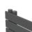 Flomasta Cantilever 1200mm x 500mm 1665BTU Anthracite Vertical Designer Radiator