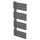 Flomasta Cantilever 1200mm x 500mm 1665BTU Anthracite Vertical Designer Radiator