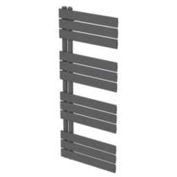 Flomasta Cantilever 1200mm x 500mm 1665BTU Anthracite Vertical Designer Radiator