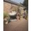 Apollo Brown Composite Left Corner Interlocking Decking Edging 24mm x 0.38m x 0.075m