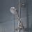 Meda Rear-Fed Exposed Chrome Thermostatic Bar Mixer Shower