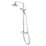 Meda Rear-Fed Exposed Chrome Thermostatic Bar Mixer Shower