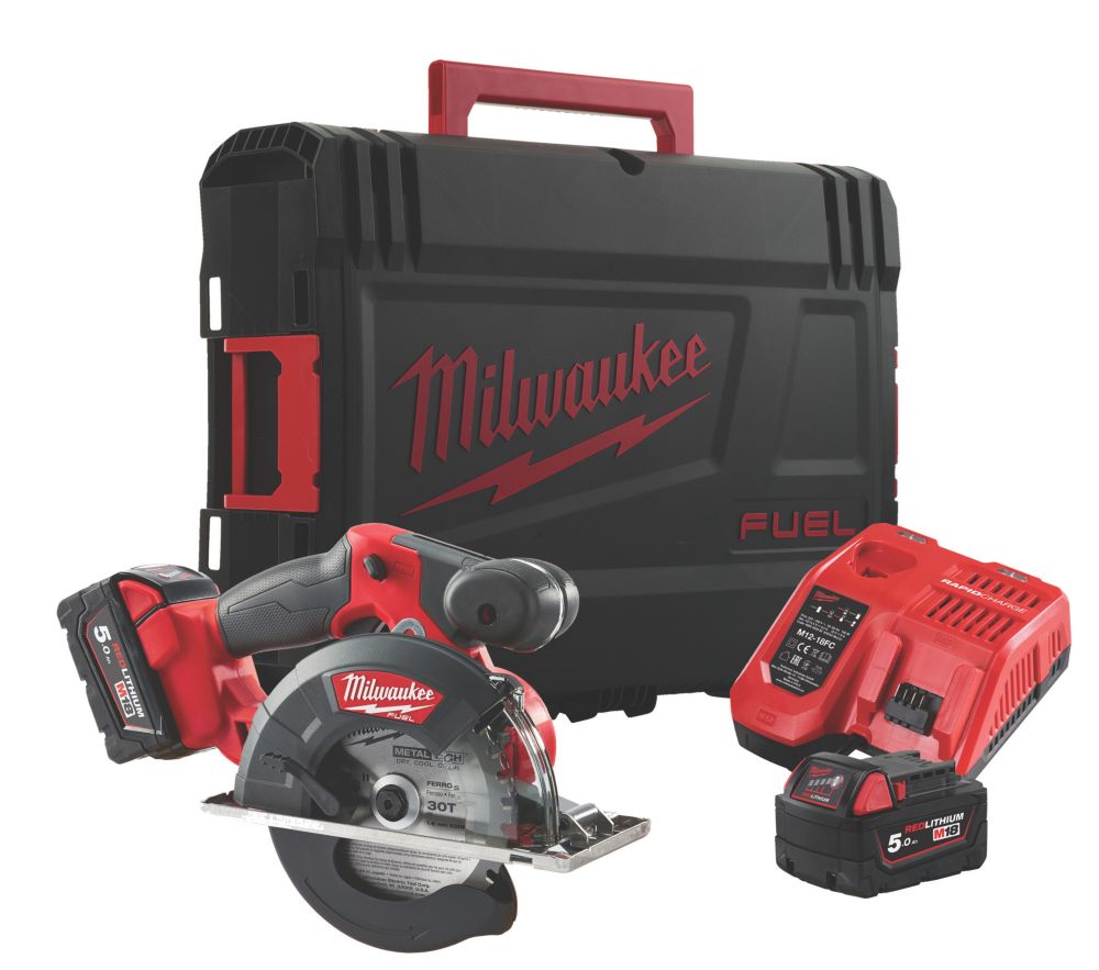 Milwaukee M18FMCS502X 150mm 18V 2 x 5.0Ah LiIon RedLithium Brushless