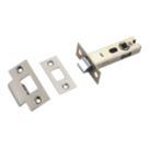 Smith & Locke Silver Tubular Mortice Latch 79.35mm Case - 57mm Backset