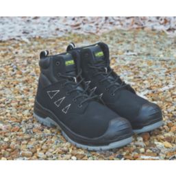 Apache Armstrong Size 5  Black Water-Resistant  Safety Boots