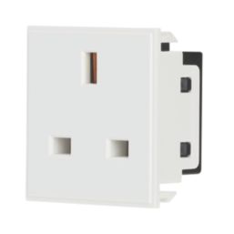 Contactum Grid 13A Unswitched Modular Socket White