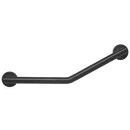 Croydex  Angled Household Grab Bar Black 600mm