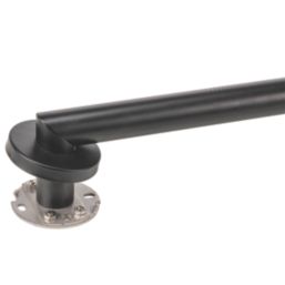Croydex  Angled Household Grab Bar Black 600mm