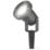 4lite  Outdoor GU10 Spike Light Graphite