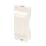 MK Grid Plus 1-Module Grid Blanking Plate White