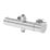 Swirl Rannell Exposed Dual Outlet Thermostatic Chrome Shower Mixer With Diverter