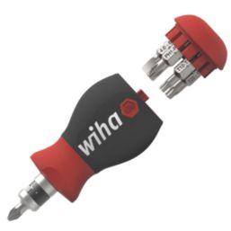 Wiha  Stubby Screwdriver with Bits 8 Piece Set