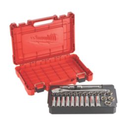 Milwaukee  1/2" Drive Ratchet & Socket Set 28 Pieces