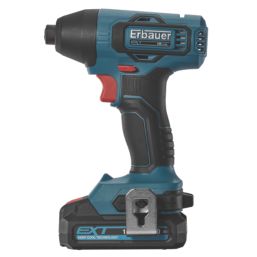 Erbauer EBID18LI 18V 1 x 2.0Ah Li Ion EXT Cordless Impact Driver