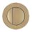 Dual-Flush Circular Flushing Button Brushed Brass