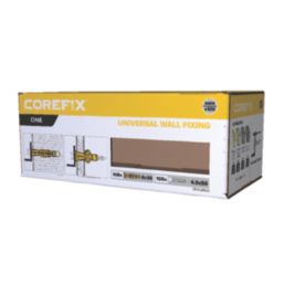 Corefix One Medium Duty Universal Wall Plugs 6mm x 36mm 100 Pack