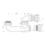 McAlpine SM10E Extended Body Bath P Trap White 40mm