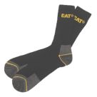 CAT  Work Boot Socks Black 6-11 3 Pairs