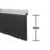 Stormguard Industrial Door Brush Seals Aluminium Effect 1.25m 2 Pack