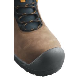 Solid Gear Essence Mid Size 12  Brown Water-Resistant  Safety Boots