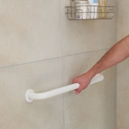 Glomma Straight Household Grab Rail White 600mm