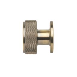 Elite Knobs & Handles Kensington Knurled Cabinet Knob Antique Brass 35mm