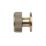 Elite Knobs & Handles Kensington Knurled Cabinet Knob Antique Brass 35mm