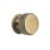 Elite Knobs & Handles Kensington Knurled Cabinet Knob Antique Brass 35mm