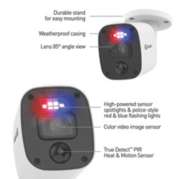Swann SWDVK-8468562KMQB-EU 256 GB SD Card 8-Channel 2K Wired Security System & 6 x 2K Indoor & Outdoor Cameras