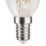LAP  E14 Candle LED Light Bulb Clear 470lm 2.2W 2 Pack
