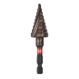 Milwaukee Hex Shank Multi-Material Step Drill Set 3 Pieces