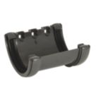 FloPlast  uPVC Half Round Union Bracket Anthracite Grey 112mm