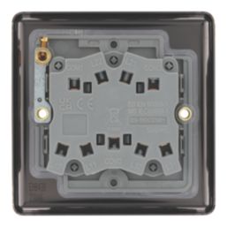 LAP  20A 16AX 3-Gang 2-Way Switch  Antique Brass with Black Inserts