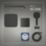 Grohe Precision 250 Cube HP Rear-Fed Concealed Matt Black Thermostatic Shower System