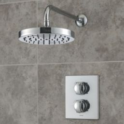 Triton Revere Rear-Fed Concealed Chrome Thermostatic Mixer Shower